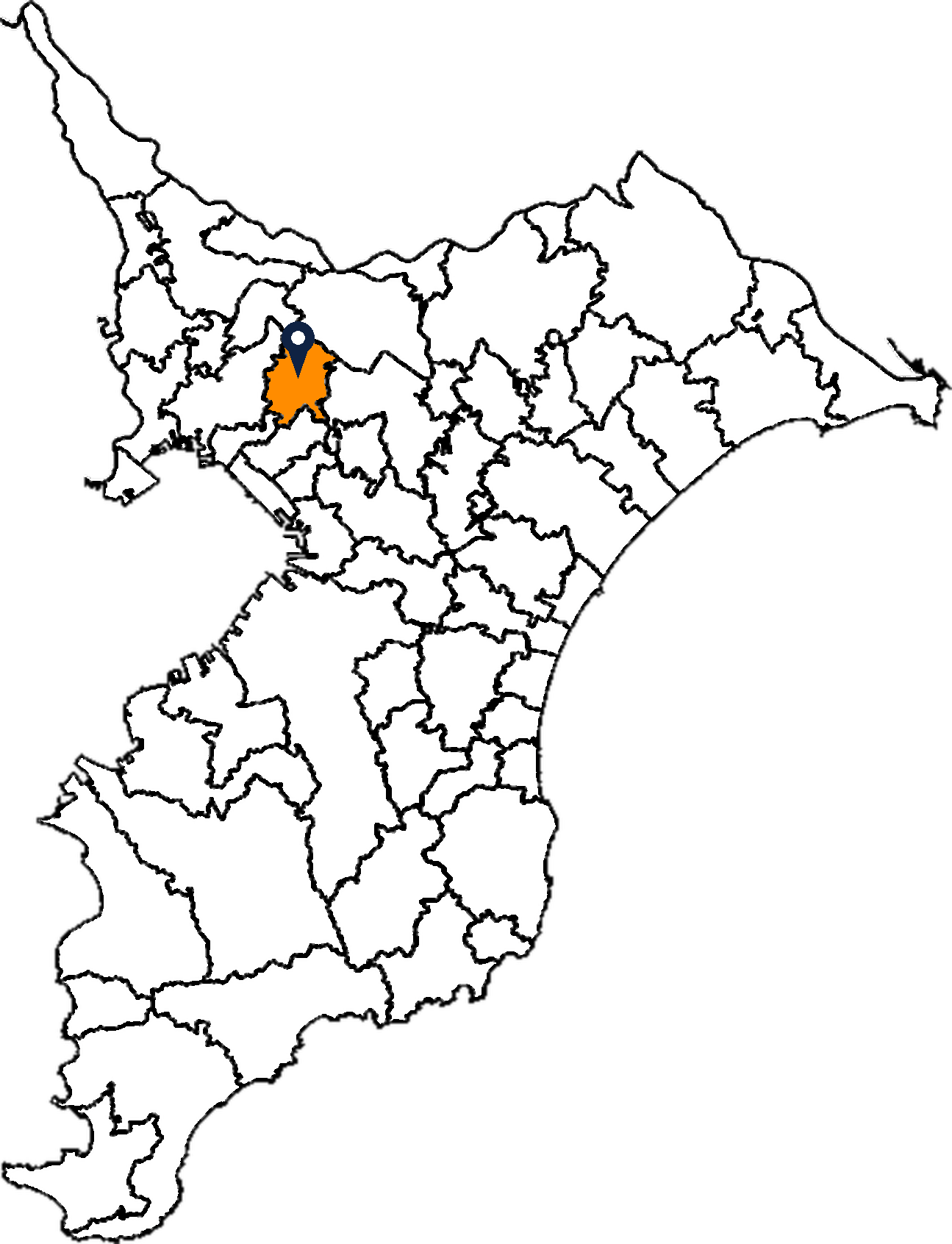 千葉県の形